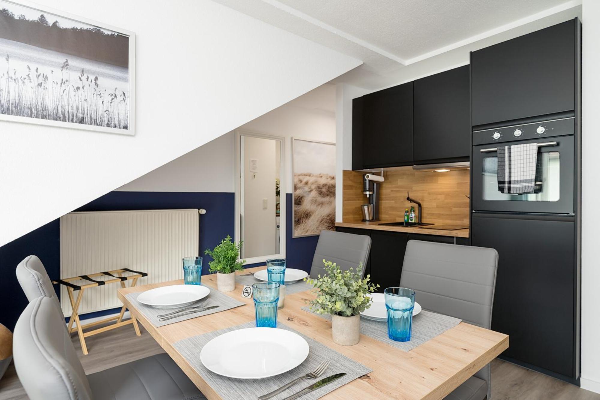 Federnest - Luxus-Studio - Kingsize Boxspringbett - Home-Office Mit Monitor Und Drucker - 11 Min Hbf 뒤스부르크 외부 사진